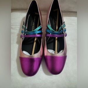 Kurt Geiger Women's Purple and Pink Flats